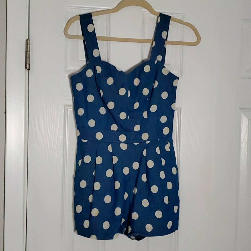 Monteau polka dot romper